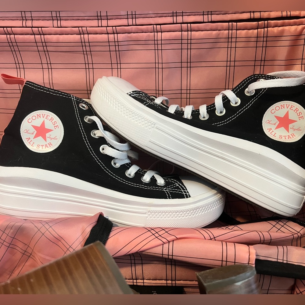 platform black converse